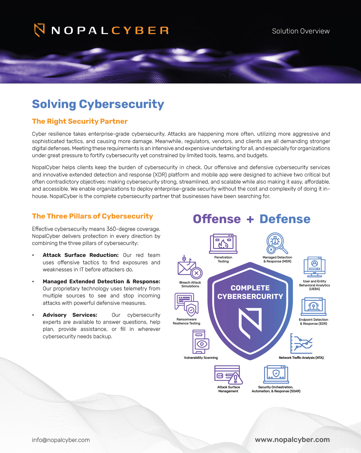 Solving Cybersecurity