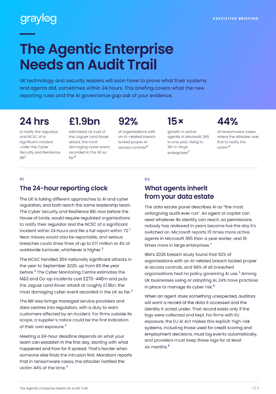 The Agentic Enterprise Needs an Audit Trail