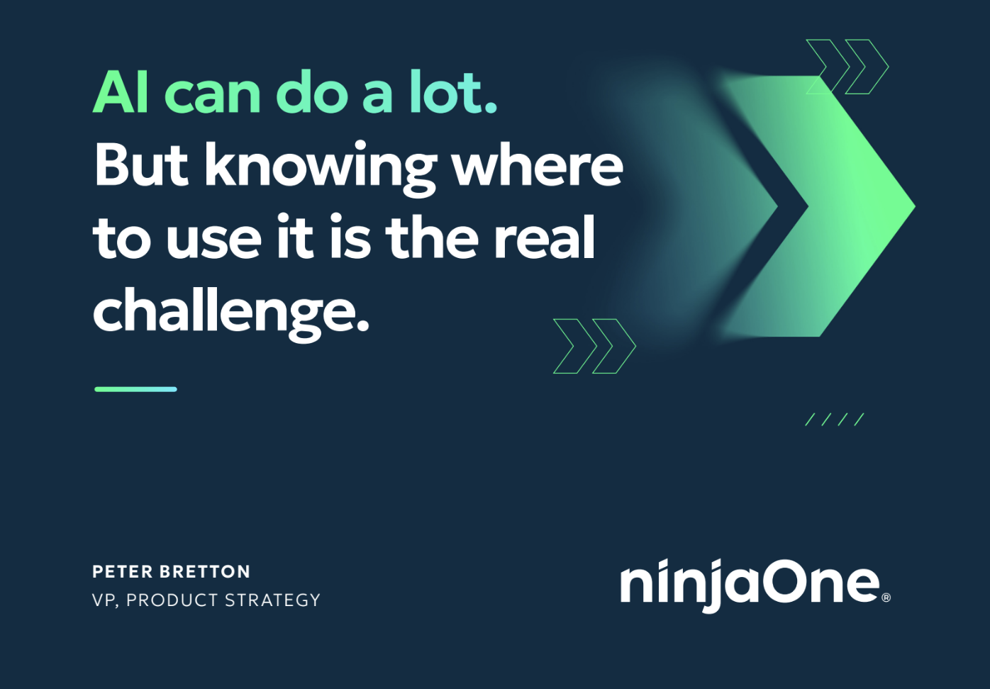 AI can do a lot. But knowing where to use it is the real challenge.