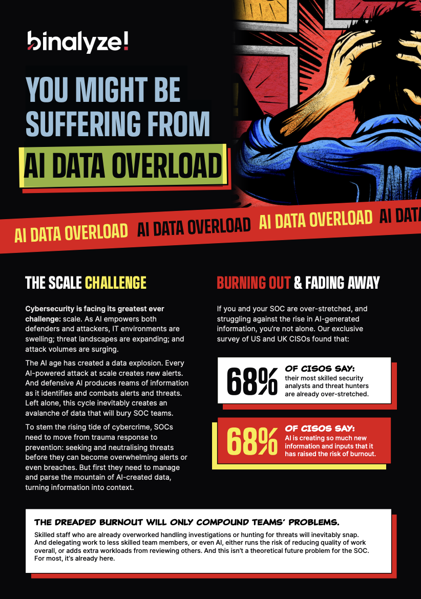 YOU MIGHT BE SUFFERING FROM AI DATA OVERLOAD